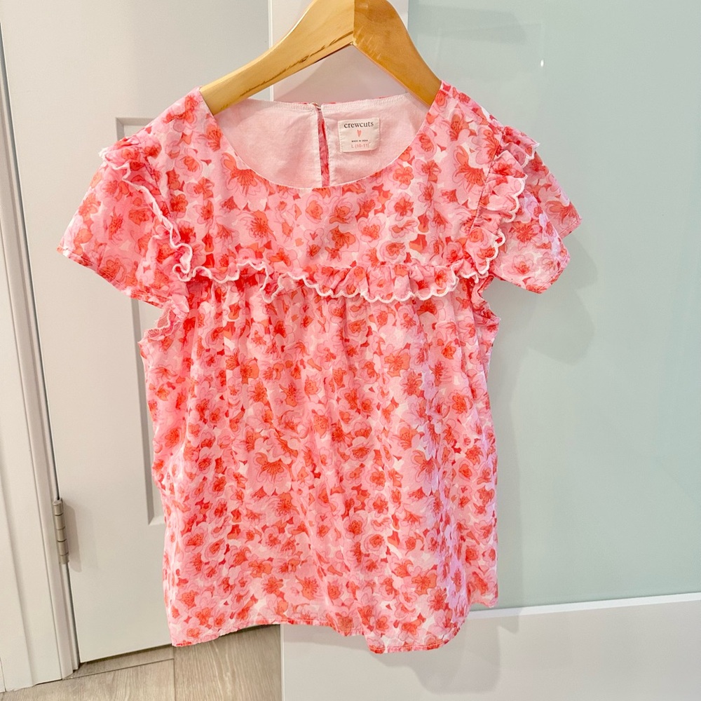 Crewcuts Pink Floral Top